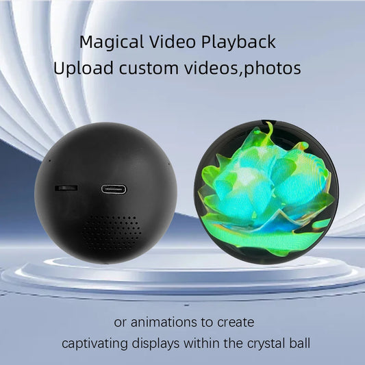 Customizable crystal ball display